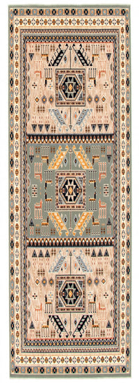 Quincy Teal Area Rug - 2'8