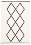 Sophia Ivory Shag 3'11\" x 6'0\" Area Rug