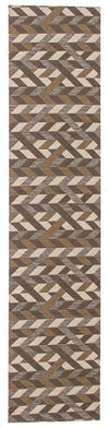 Bellezza Dark Brown 2'2\" x 18'0\" Area Rug