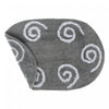 Reversible Cotton Swirly Oval Bathmat 16 x 24 Grey - Set of 2