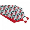 Cotton Table Runner 54\" Red Truck with Tree