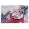 Plastic Placemat Marshmallow Snowman - Set of 12