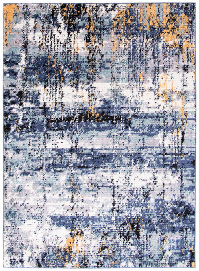 Paloma Marble Blue Area Rug - 8'0" x 10'0"