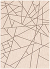 Sadie Abstract Silver-Black Area Rug - 7'10\" x 10'2\"