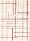 Taite Cream-Bordeaux Area Rug - 3'11\" x 5'7\"