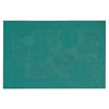 Vinyl Placemat Bubbles Teal - Set of 12