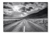 Picturesque Landscape Of A Mountain River 16x24 Wall Art Frame And Fabric Panel