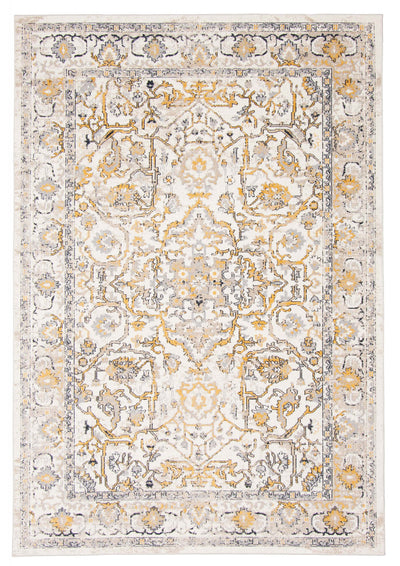 Legacy Ivory Machine Washable Area Rug - 6'0" x 9'0"
