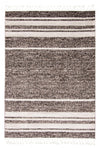 Vera Earth Taupe/Black Area Rug - 5'2\" x 7'5\"