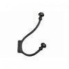 Classic Double Iron Wall Hook Gun Metal - Set of 2 Hooks