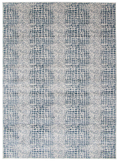 Kecia Navy/cream Rug 8'0" X 10'0" Area Rug