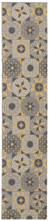 Bellezza Grey 2'2\" x 14'0\" Area Rug