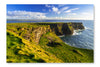Cliffs Of Moher In Ireland At Sunny Day 28x42 Wall Art Frame And Fabric Panel