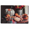 Plastic Placemat Pumpkin Decorations-Set of 12