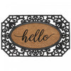 Rubber & Brush Floormat Hello - Octagon