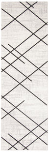Damali Ivory/Black Machine Washable Area Rug - 2'6\" x 8'0\"