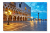 Bell Tower And Historical Buildings 24x36 Wall Art Frame And Fabric Panel