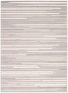 Faith Silver-Cream Area Rug - 5'3\" x 7'3\"