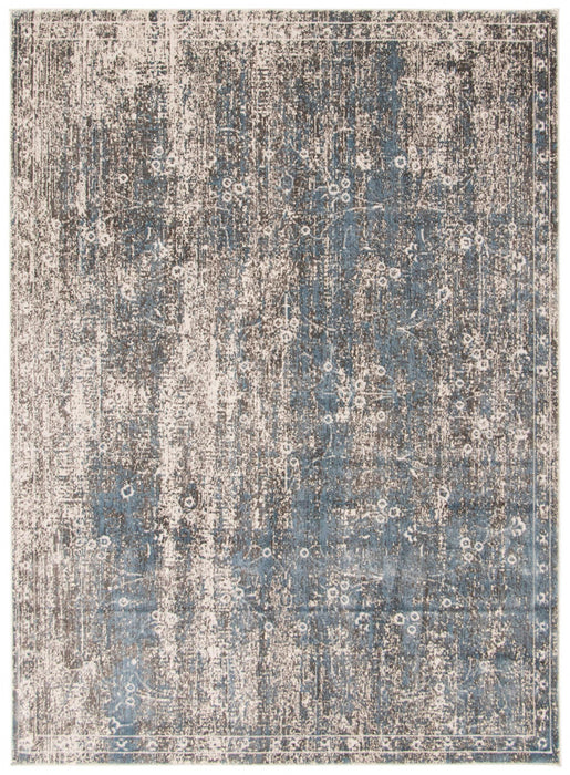 Dayna Blue, Grey Rug 6'7\" X 9'6\" Area Rug