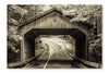 Covered Bridge 24x36 Wall Art Frame And Fabric Panel