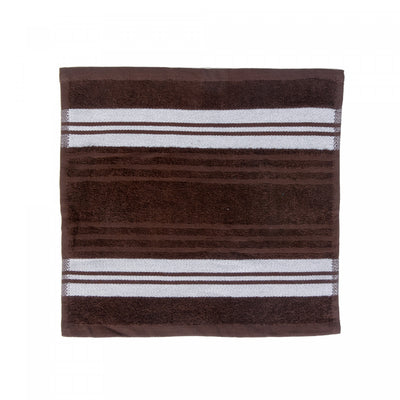 Deluxe Wash Cloth 12 x 12 Chocolate - Set of 6 Towels|Débarbouillette chocolat 12 x 12 de luxe - ensemble de 6 serviettes