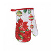 Oven Mitt Ornaments Poinsettia - Set of 4