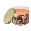 14 Oz 3 Wick Jar Candle with Lid Pumpkin Spice