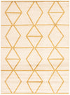 Anandi Ivory-Gold Area Rug - 3'11\" x 5'7\"