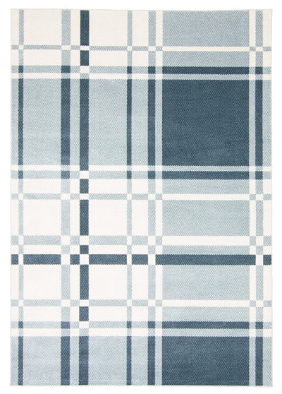 Roma Blue Machine Washable Area Rug - 3'0" x 5'0"