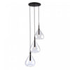 Conic 3-Light Black Pendant