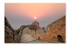 The Great Wall Of China At Sunrise 28x42 Wall Art Frame And Fabric Panel
