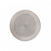 Vinyl Round Placemat with Silver Border - Set of 12