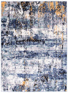 Paloma Marble Blue Area Rug - 6'7\" x 9'6\"