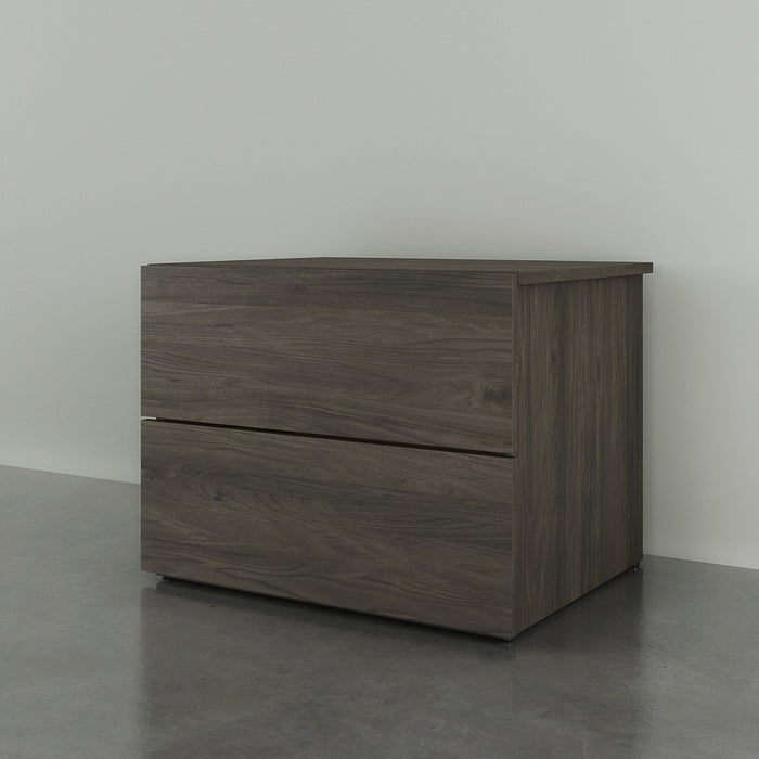 Nordika Nightstand - Bark Grey