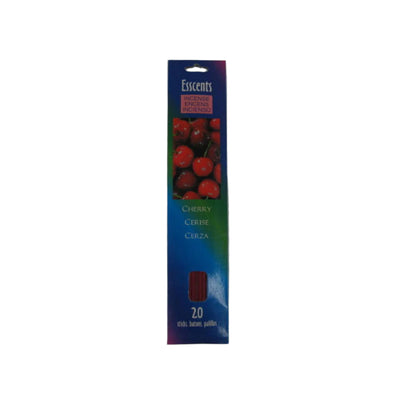 Esscents Stick Cherry - Set of 8 Incense Sticks|Bâtons à arôme de cerise d’Esscents - ensemble de 8 paquets de bâtons d’encens