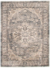 Octavian Tabriz Blue-Ivory Area Rug - 3'11\" x 5'11\"