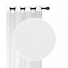 Voile Panel with Grommets White - Set of 2