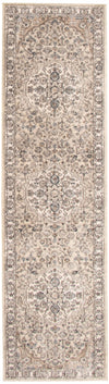 Octavian Tabriz Beige-Ivory Area Rug - 2'7\" x 8'2\"