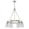 Clarence 6-Light Silver Chandelier II