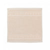 Basketweave Wash Cloth 12 x 12 Taupe - Set of 6 Towels