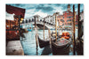 Rialto Bridge View 16x24 Wall Art Frame And Fabric Panel