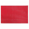Vinyl Placemat Snowflakes Red - Set of 12