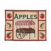 Tapestry Unbacked Placemat Apples - Set of 12