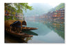 Old Chinese Traditional Town 16x24 Wall Art Frame And Fabric Panel