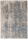 Dayna Blue, Grey Rug 5'3\" X 7'3\" Area Rug