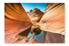 Water Inside Arizona Wave 24x36 Wall Art Frame And Fabric Panel