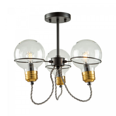 Martina 3-Light Semi-Flush Mount