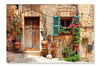 Old Charming Streets, Spain 28x42 Wall Art Frame And Fabric Panel