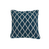 Ribbed Diamond Cushion Teal - Set of 2