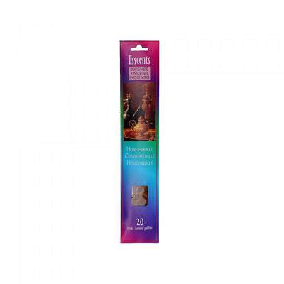 Esscents Stick Honeysuckle - Set of 8 Incense Sticks|Bâtons d’encens à arôme de chèvrefeuille d’Esscents - ensemble de 8 paquets de bâtons d’encens